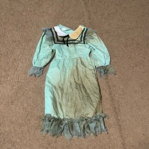 Bloody zombie costume.